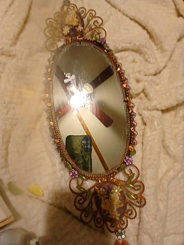 Oval mirror dresser tray - oval,